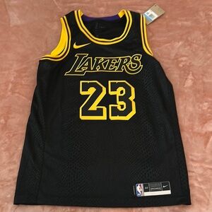 Nike Lakers Jersey Black and Yellow